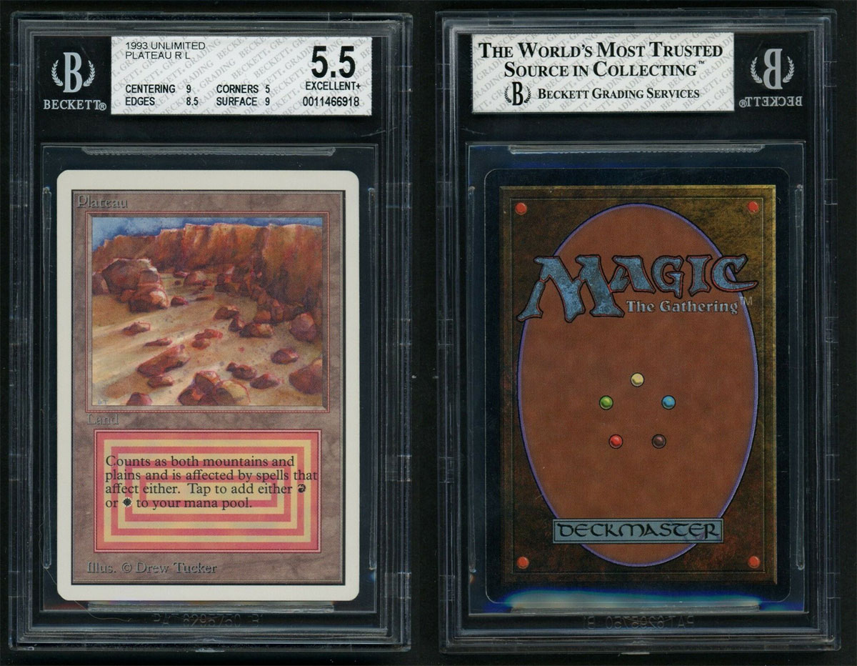 Plateau - Unlimited (Excellent / BGS 5.5 (9 / 9 / 9 / 5) - Looks like Near Mint)