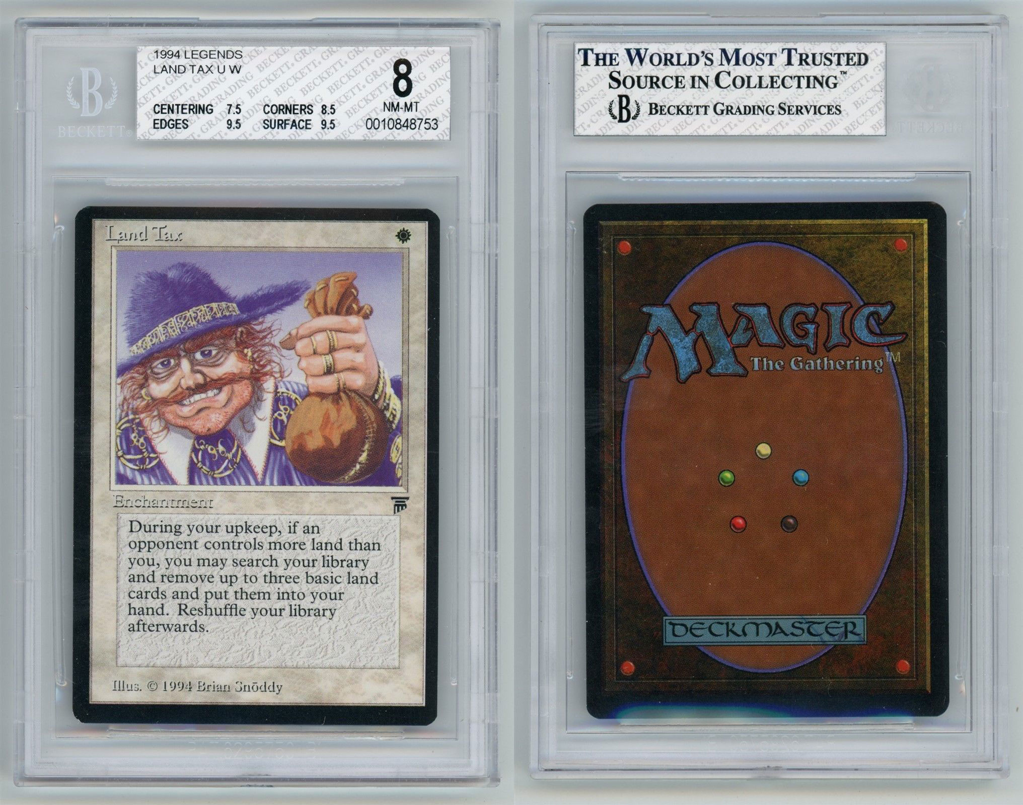 Land Tax - Legends (Near mint / BGS 8 (7.5 / 8.5 / 9.5 / 9.5))
